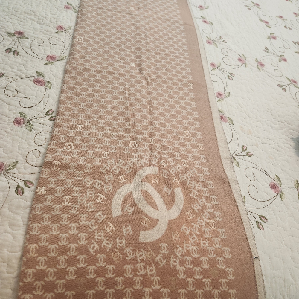 Chanel Tan Scarf